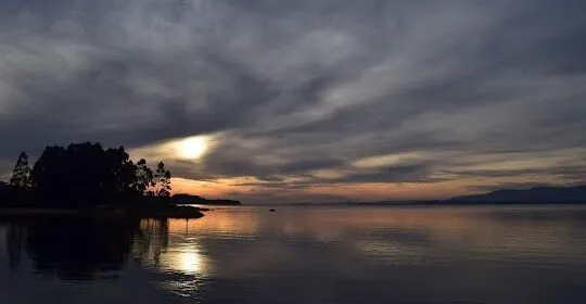 Praia de Bamio en Vilagarcía de Arousa