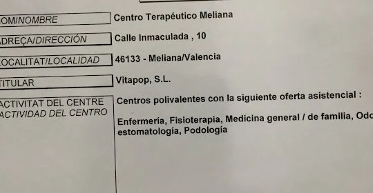Vitapop S.L en Meliana
