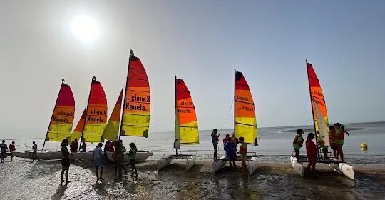 Kanela Sailing School, Isla Canela y Punta del Moral en Ayamonte