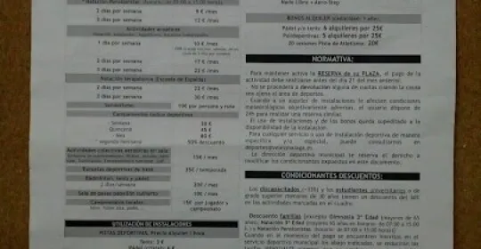 Concejalía de Deportes de Vélez-Málaga en Vélez-Málaga