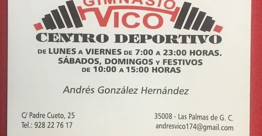 Gimnasio Vico Centro Deportivo en Las Palmas de Gran Canaria