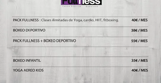 Fullness BDN - YOGA en Badalona