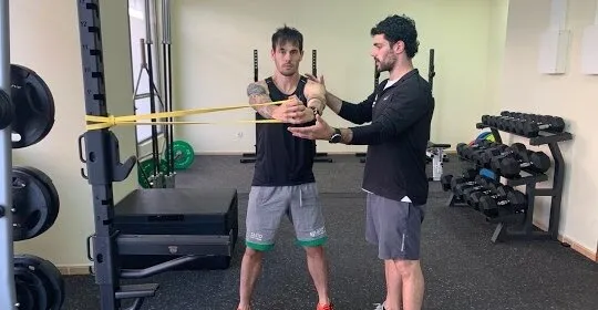 Gimnasio - Bidasoa atletiko taldea en Irun