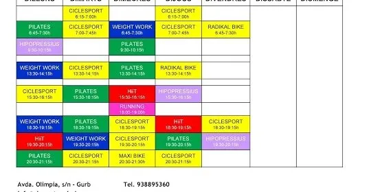 Gimnàs Club Tennis Vic en Gurb