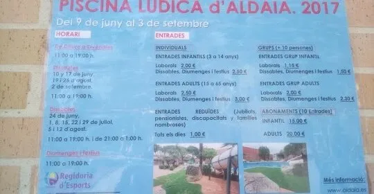 Polidep. Mun. Aldaia en Aldaia